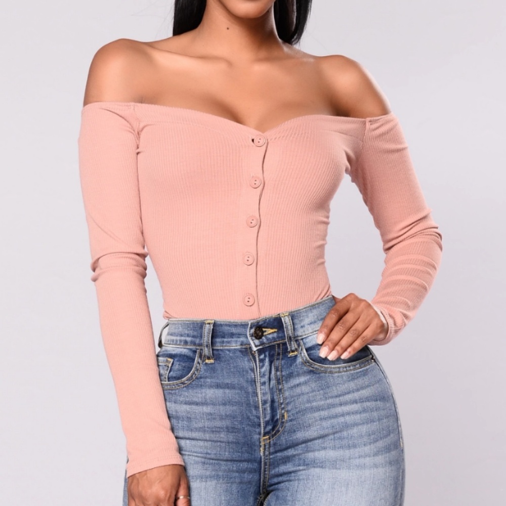 Off the shoulder bodysuit
